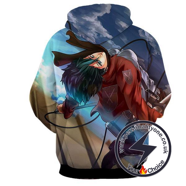 Attack On Titan - Eren Yeager 3D - Attack On Titan Hoodies
